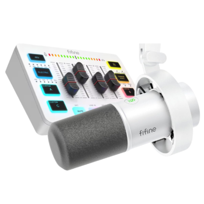 FIFINE STREAM BUNDLE WHITE