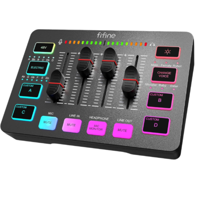 FIFINE Gaming Audio Mixer