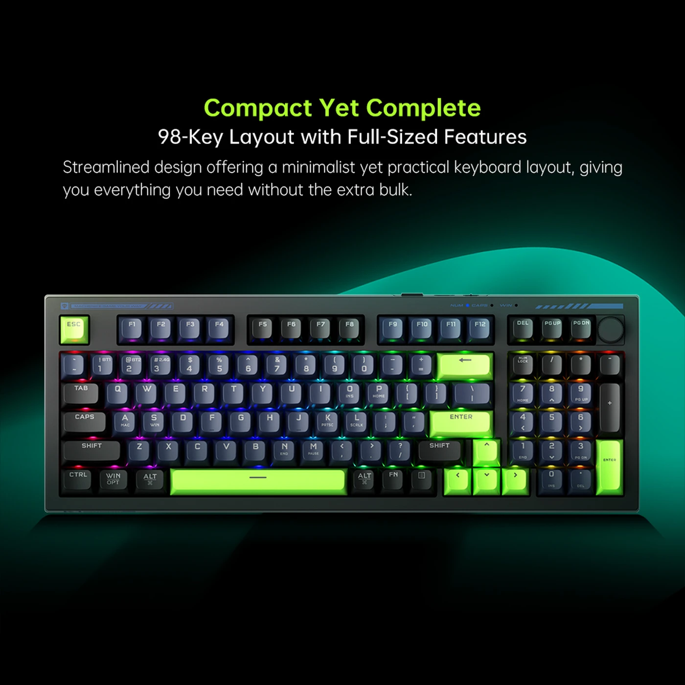 Machenike K1 RGB BK - Image 4