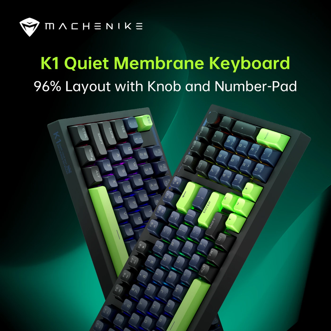 Machenike K1 RGB BK - Image 2