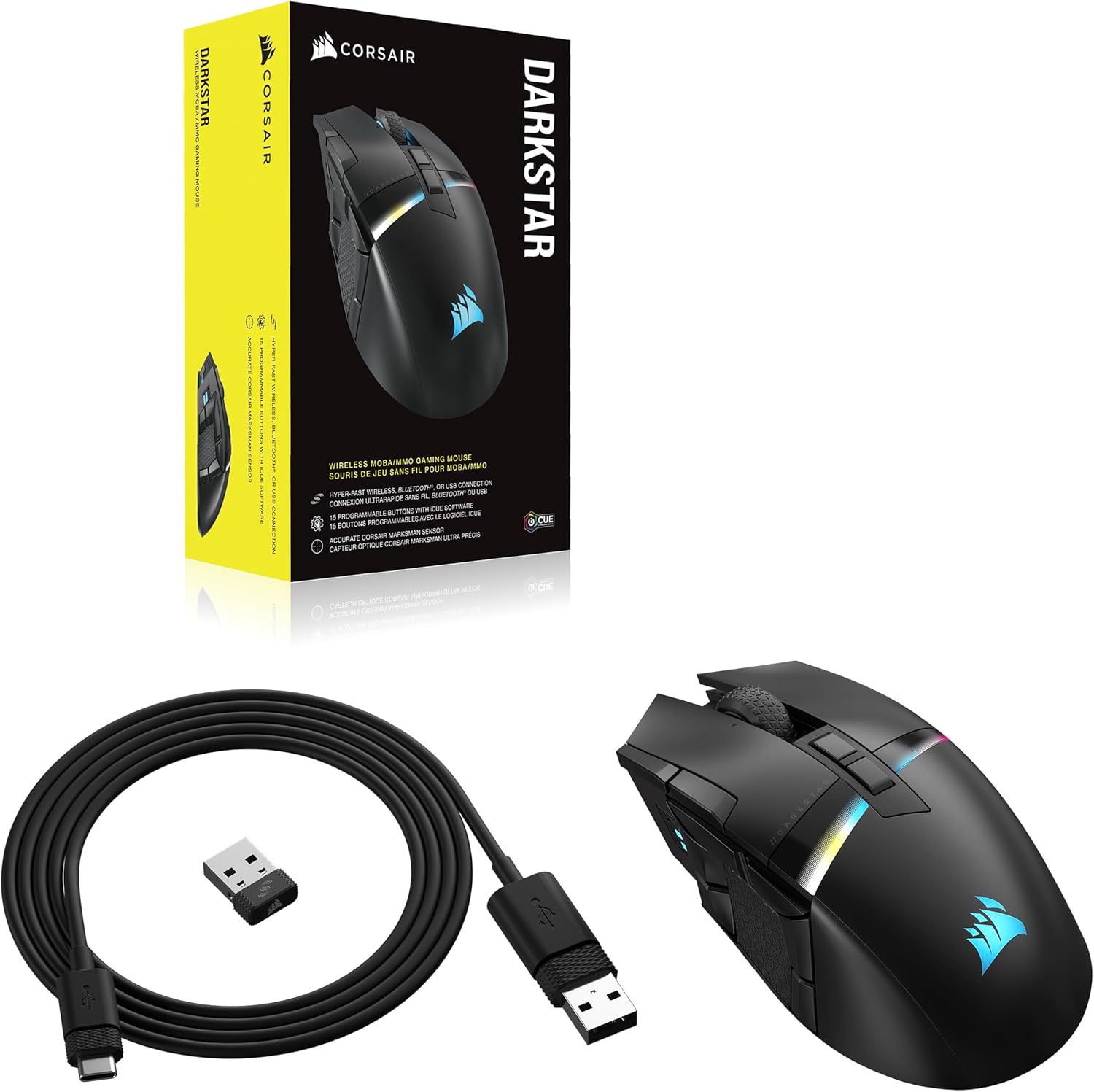 Corsair Darkstar RGB Wireless MMO - Image 7