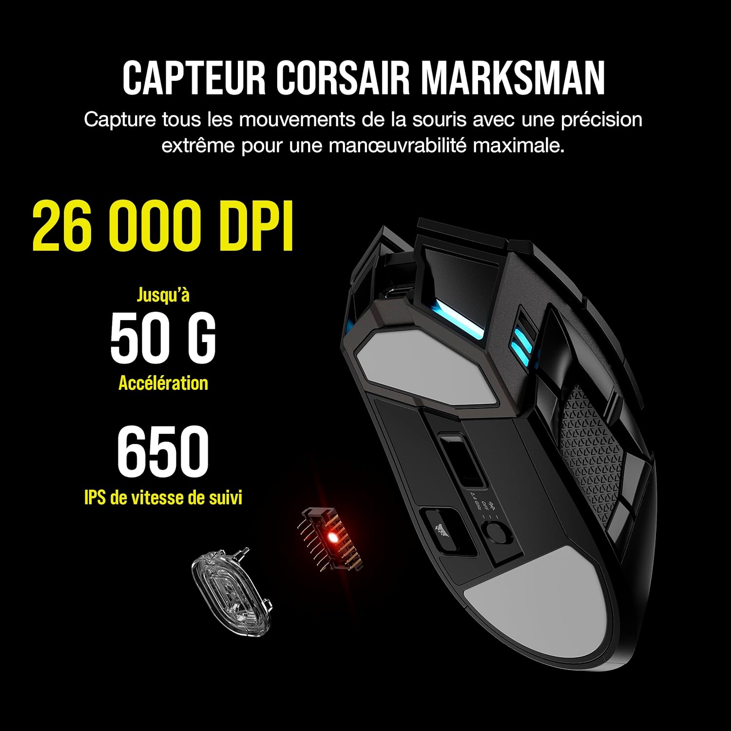 Corsair Darkstar RGB Wireless MMO - Image 6