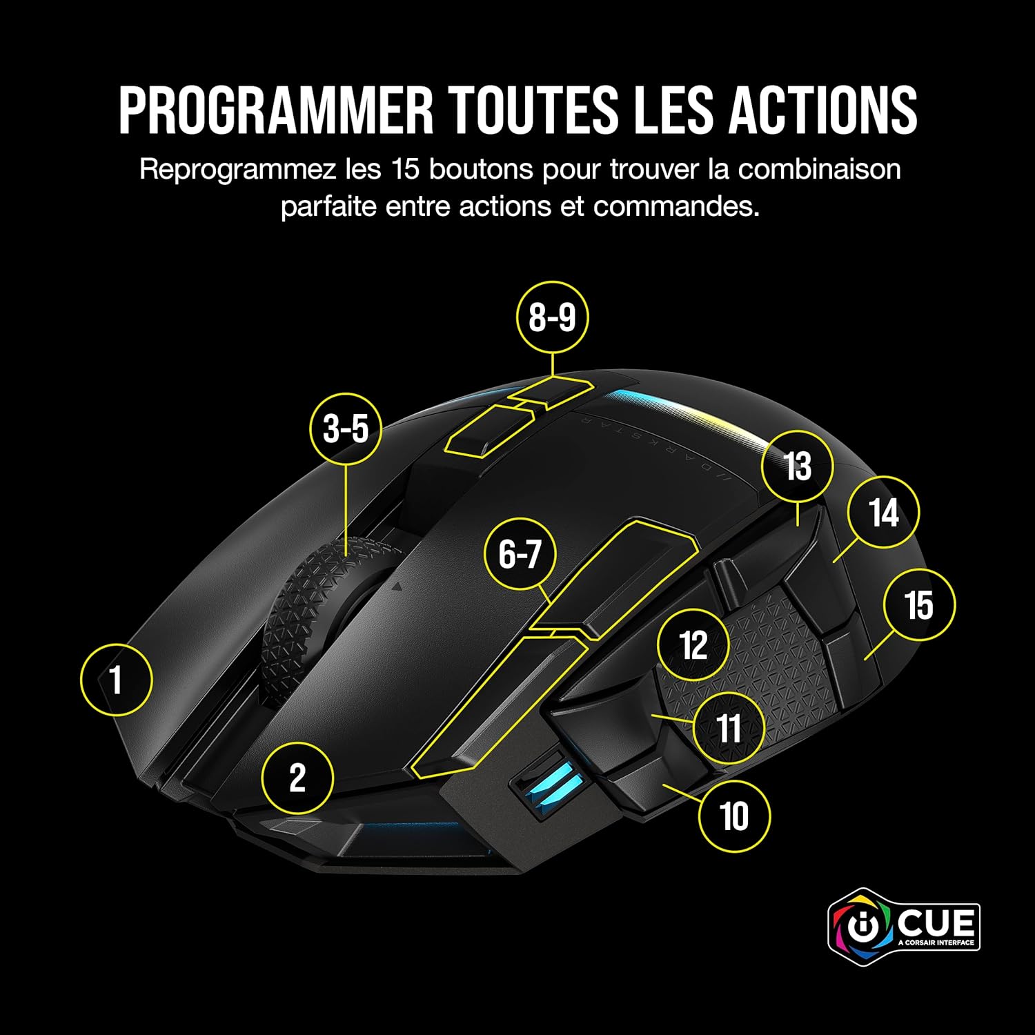 Corsair Darkstar RGB Wireless MMO - Image 4